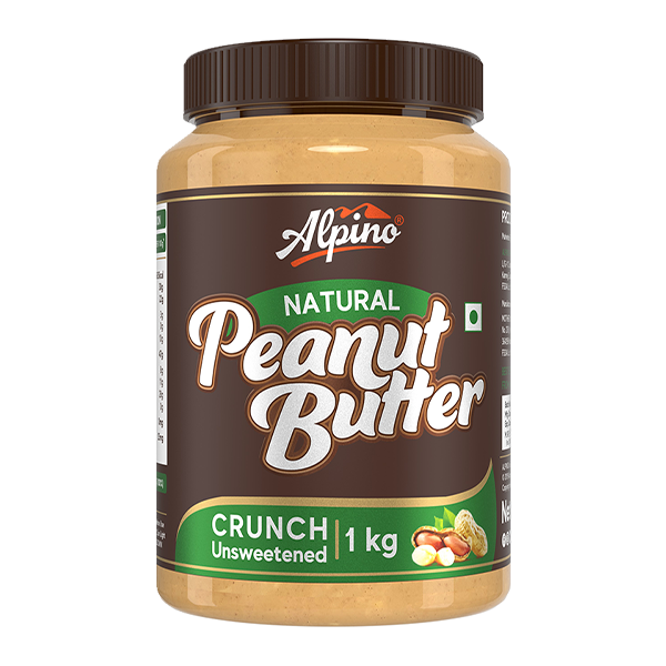 Alpino natural peanut butter crunch 1kg